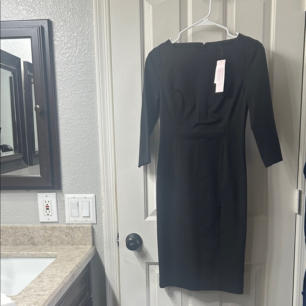 Banana Republic Classic Black Long Sleeve Dress